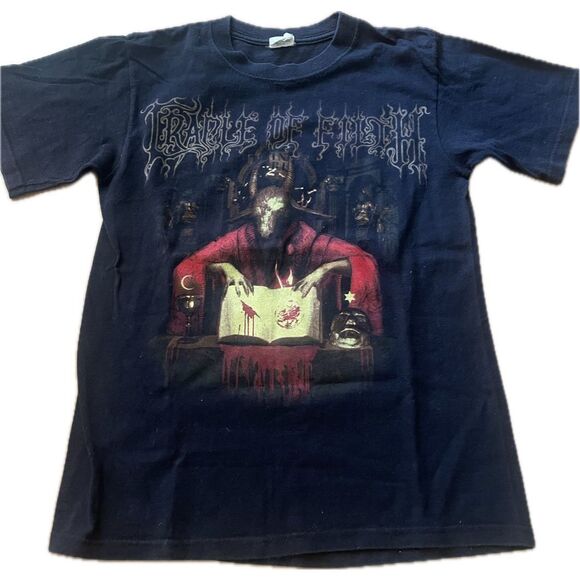 Vtg Cradle of Filth Cruelty and the Beast Preaching To The Perverted T-Shirt Siz - Picture 1 of 3